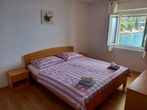 Posteľ alebo postele v izbe v ubytovaní House Slavka