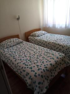 En eller flere senge i et værelse på Apartment Šibenik Mandalina