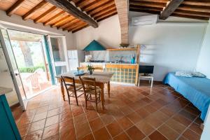Posezení v ubytování Casa Rossa Lacona