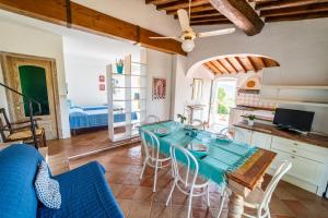 Posezení v ubytování Casa Rossa Lacona