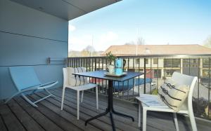 Balkon oz. terasa v nastanitvi Frauscher Hafen-Apartments