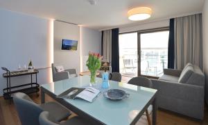 Posedenie v ubytovaní Frauscher Hafen-Apartments