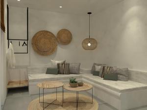 Posezení v ubytování verykokkos collection suites mikri vigla