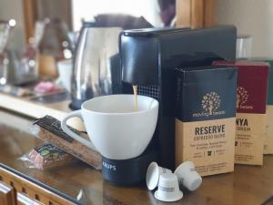 滨海别墅酒店的咖啡和沏茶工具