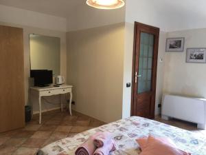 TV a/nebo společenská místnost v ubytování B&B sotto le mura