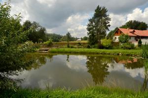 Loodusmaastik of the country house lähedal