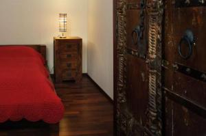 Postel nebo postele na pokoji v ubytování Arthotel Landhaus Zur Alten Gärtnerei