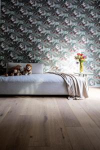 Postel nebo postele na pokoji v ubytování RICCIONE SUITE DESIGN