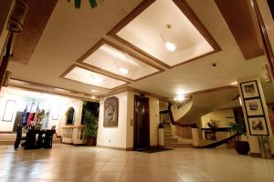 The lobby or reception area at Hotel Alejandro Tacloban