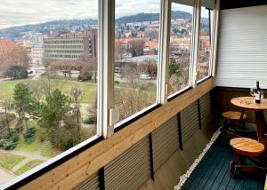 Výhľad na hory alebo výhľad na hory priamo z apartmánu