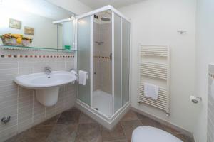 Koupelna v ubytování Hotel Gran Trun