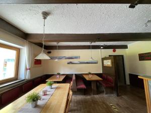 Nhà bếp/bếp nhỏ tại Sportgästehaus Unterberg