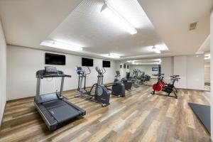 Fitness centrum a/nebo fitness zařízení v ubytování Edelweiss Swiss Quality Hotel