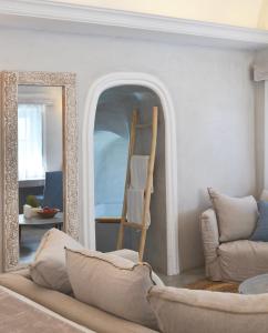 Posedenie v ubytovaní Bubble Suite Santorini