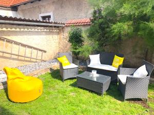 Posezení v ubytování Gästeapartments Rossatz