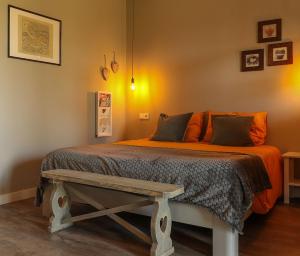 Postel nebo postele na pokoji v ubytování B&B Buutegeweun