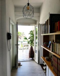 Knihovna v bed and breakfast
