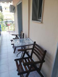 Rõdu või terrass majutusasutuses Valantis House