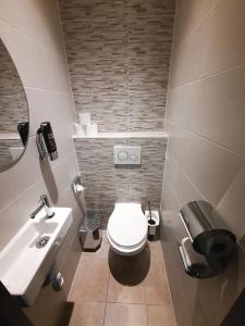 Koupelna v ubytování Hotel Washington