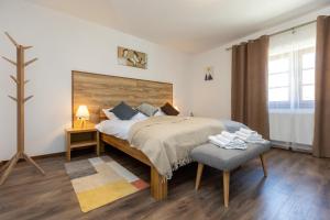 Säng eller sängar i ett rum på B&B Plitvica Hill