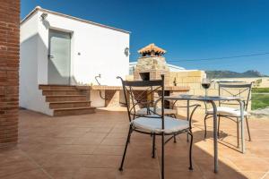 Balkon lub taras w obiekcie Apartamento Bolonia Luz B