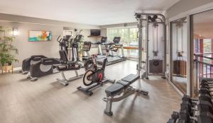 Fitness centrum a/nebo fitness zařízení v ubytování Club Wyndham Long Wharf