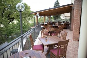 A balcony or terrace at Divino Bistrot e Relais