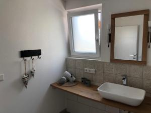 Koupelna v ubytování Appartement FreiRaum + 27 fotografií