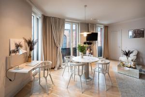 Posezení v ubytování Redstone Apartments