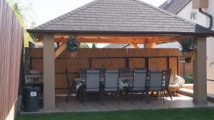 A patio or other outdoor area at Rita-Vár Szálláshely