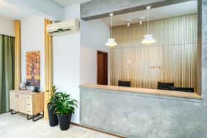 Vstupní hala nebo recepce v ubytování Nefeli Fresh Hotel by Del Mare + 37 fotografií