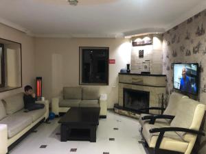 hotel "Riverside Mestia"にあるテレビまたはエンターテインメントセンター +29枚の写真