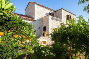 Zahrada ubytování Cretan Stone built Villa Agapi