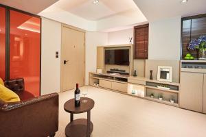 Virtuve vai virtuves zona naktsmītnē Princeton Residence