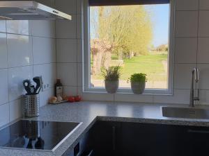 Η κουζίνα ή μικρή κουζίνα στο Vakantiewoning "In Between"