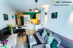 A seating area at Baltic-Apartments - Apartamenty Monstera