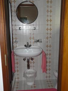 Phòng tắm tại Osteria Garni Americana