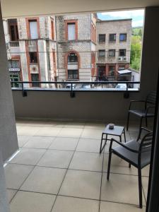 Balkón nebo terasa v ubytování Best Western Hotel Fontaine Argent