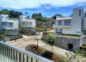 a view from the balcony of a apartment building at Valle Verde Villas in Bandung