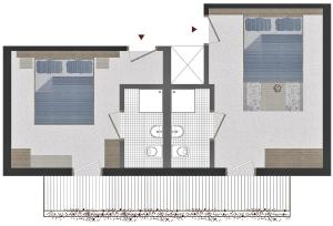 Planimetria di Active B&B Prairerhof
