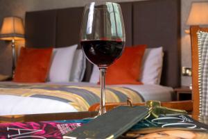 Predel za sedenje v nastanitvi Brook Lodge Boutique Hotel