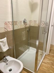 Koupelna v ubytování B&B Di Fiore