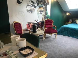 Amarillo Guesthouse的休息区