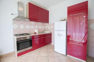 Kuchyň nebo kuchyňský kout v ubytování Apartment Zlatko