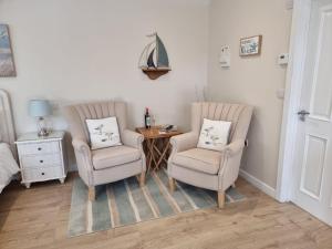 Гостиная зона в Willow House B&B