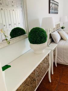 A bed or beds in a room at Duplex Penthouse Panoramic Del Atlantico