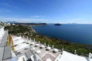 a view of the ocean from a building at GRAND HOTEL SERAPIDE in Pozzuoli