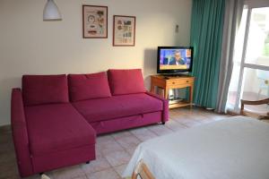 Zona de estar de Apartment Studio Benal Beach