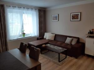 Posezení v ubytování Apartmán pod hradem