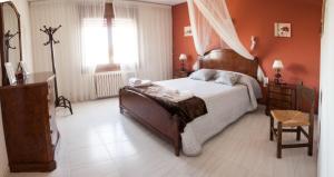Postel nebo postele na pokoji v ubytování Apartamentos rurales La posada de Donato